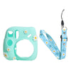 CAIUL Daisy Camera Silicone Case Protective Soft Case For FUJIFILM Instax Mini7+(Blue)