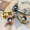 Car Tuning Accessories Turbo Keychain Decorative Pendant, Style: Small Green Antique