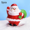 5pcs Christmas Cute Micro Landscape DIY Bonsai Decoration Snowscape Ornament, Style: No.13 Santa Claus
