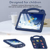 For Lenovo Tab M10 3rd Gen TB328FU / TB328XU 2022 10.1 Handle Kickstand Children EVA Shockproof Tablet Case(Navy Blue)