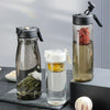 Nobvan Magic Ball Magnetic Bomb Tea Warehouse Tritan Large Capacity Sports Cup, Style: 550ml (Gray)