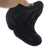 3D Silicone Lycra Nylon & Gel Pad Bicycle Seat Saddle Cover, Soft Cushion Fits for Kinds of Bikes(Black)
