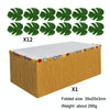 Hawaiian Tassel Table Skirt Simulation Turtle Leaf Festival Party Scene Table Arrangement Props