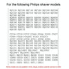 2pcs HQ8505 15V Shaver USB Charger Power Cord For PHILIPS HQ7120 HQ8830 PT730 AT757 RQ1060