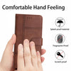 For Samsung Galaxy A56 5G Cowhide Texture Stitching Leather Phone Case(Coffee)