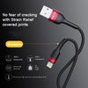 ROMOSS  CB12B 2.4A 8 Pin Fast Charging Cable For IPhone / IPad Data Cable 1.5m(Gray Black)