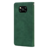 For Xiaomi Poco X3 NFC Frosted Business Magnetic Horizontal Flip PU Leather Case with Holder & Card Slot & Lanyard(Green)