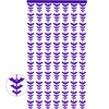Halloween Decorative Bat String Flag Door Curtain Party Scene Layout Props(Purple)