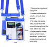 Tteoobl T-019A Sundries Storage Bag Phone Waterproof Shoulder Messenger Bag, Size: One Code(Blue)
