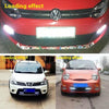 2 PCS 6W*2 DRL LED ICE Blue Light Bar Car Light Source Waterproof Daytime Running Lights, DC 12V
