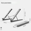 JP-2 Universal Aluminum Alloy Folding Laptop Stand