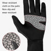 BOODUN B271054 Outdoors Ridding Full Finger Gloves Mountaineering Silicone Sliding Touch Screen Gloves, Size: L(Black)