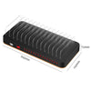 WLX-815P 180W 15 Ports USB Fast Charging Dock Smart Charger with Holder, AU Plug