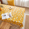 Rural Farm PVC Paper Waterproof Oil Wash Desktop Table Cloth, Size: 140x200cm(Gardenia)
