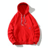 Men Lose Solid Color Sweatshirt, Color: Red(L)