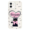 For iPhone 12 Skin Feeling Jelly TPU Hybrid PC Phone Case(Love Cat White)