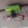 Car Multifunctional Sunglass Clip / Paper Business Card Clip(Black)