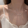 Ladies Light Luxury Bowknot Necklace Clavicle Chain, Specification:XL1626
