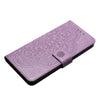 For Samsung Galaxy A26 5G Flower Embossed Leather Phone Case(Purple)