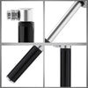 Manual Mini Portable Bicycle Aluminum Alloy Pump + Plastic glue-free tire patch + Tire lever (Black)