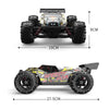 9307E 1:18 Full Scale Remote Control 4WD High Speed Car(Black Yellow)