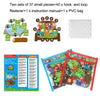 Storytelling Puppet Stickers English Enlightenment Early Education Picture Book Teaching Kids(Red)