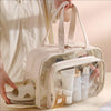 Waterproof Swimming Beach Bag Toiletries and Cosmetics Bag, Color: Beige no Shoe Warehouse