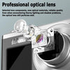 4K HD Optical Zoom Digital Camera 60MP Dual Screen Selfie Camera, No Memory(Silver)