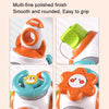 Baby Hand Grip Ball Early Learning Busy Ball Puzzle Sensory Spinning Toys, Style: Rocket