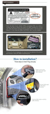 5.5" OBD2 HUD Head Up Display Car Speedometer - Colour LED Projector