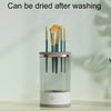 Electrical Makeup Tool Cleaner USB Plug-In Brush Cleaning Organizer(White)