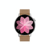 DT3 Mini 1.19 inch Leather Watchband Color Screen Smart Watch(Silver)