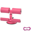 Suction-cup Abdominal Curler Sit-up Aid Household Waistcoat Line, Style:Without Drawstring(Pink)