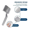 Flat Top Guide Comb Double Ended Hair Cutting Comb Cut Haircut Accessories(Gray)