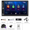 A2891 7 inch Car HD MP5 Carplay Bluetooth Music Player Reversing Image All-in-one Machine Support FM / U Disk with Remote Controler, Style:Standard