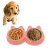 Stainless Steel Pet Bowls with Mat (Random Colour)