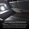 DC5V 1W USB Charging Car LED Reading Light(White)