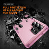 For Samsung Galaxy S25 Ultra 5G TPU + PC Shockproof Protective Phone Case(Pink)