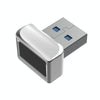 USB Fingerprint Reader Windows Hello Dongle Module for Windows 10 and Above Systems(Silver)