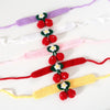 Handmade Knitted Cherry Pet Collar (M, Red, 25-30cm) - Cat & Dog
