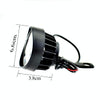 2 PCS MK-262 6 LEDs Motorcycle Fog Lamp Shooting Light