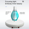 25cm LED Light Electric Rotating Display Stand Turntable (Black)