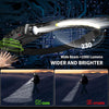 W689-2 White+Warm Light  USB Rechargeable Motion Sensor Headlamp COB Outdoor Fishing Flashlight