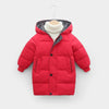 JT-1001 Children Thickened Windproof And Warm Cotton Clothes Coat, Size: 120(Red)