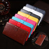 For Alcatel 1S 2019 / 5024D idewei Crazy Horse Texture Horizontal Flip Leather Case with Holder & Card Slots & Wallet(Rose Red)