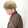 A36 Cartoon Coconut Tree Pattern Retro Hip Hop Without Eaves Sailor Hat Landlord Hat Skullcap, Size:One Size(Khaki)