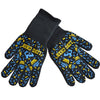 Silicone Cotton Microwave Kitchen Cooking Protective Gloves, High Temperature Resistance: 500 Degree C, Length: 32cm
