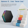T95Z Plus 8K WiFi6 Android 12.0 Smart TV Box with Remote Control, 4GB+128GB, Allwinner H618 Quad-Core(US Plug)