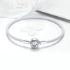 S925 Sterling Silver Personality Fashion Bracelet Eternal Love Bracelet(21cm)