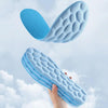 1pair 4D Massage Insole Imitation Pebbles Full Palm Sports Insole, Size: 42(Blue)